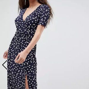 ASOS DESIGN Midi Blue Dress Size 6